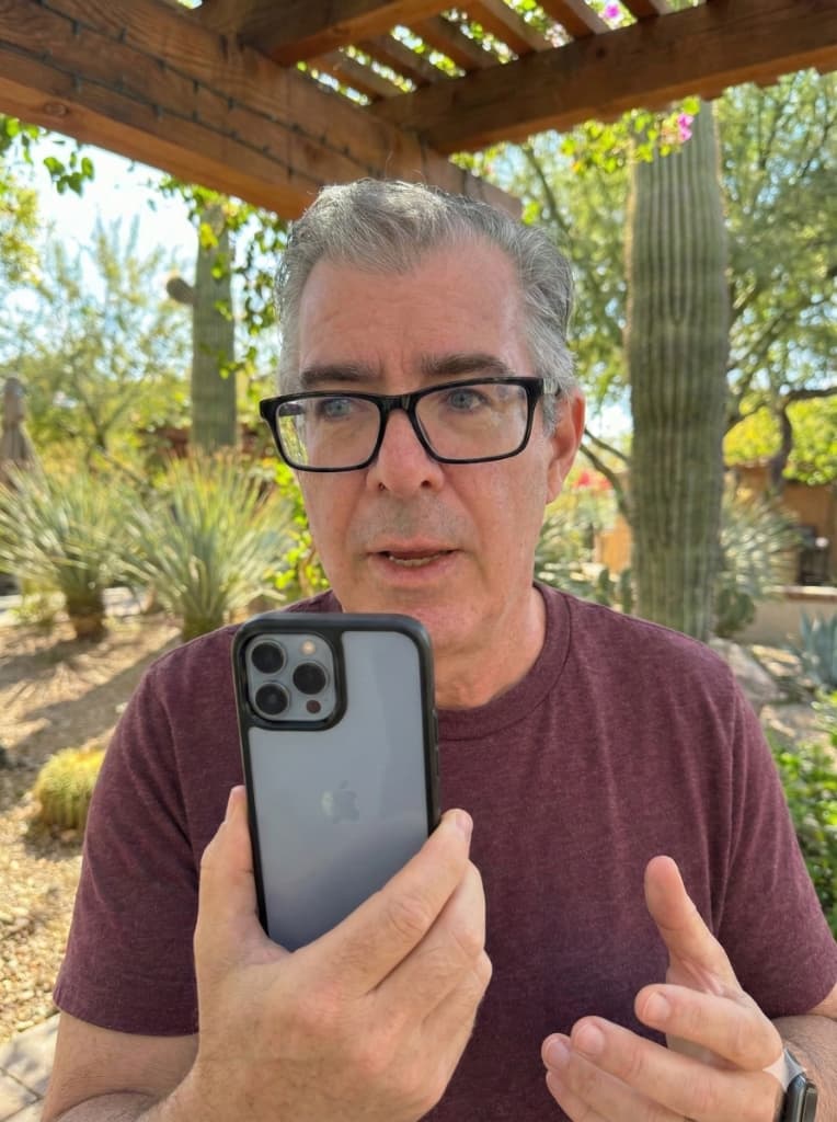 Jason Laveglia using mobile workflow